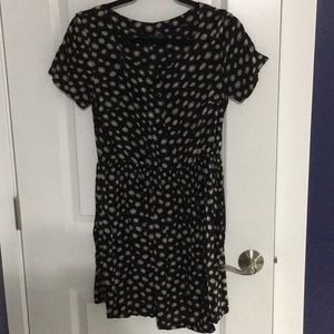 H&M button down flower dress